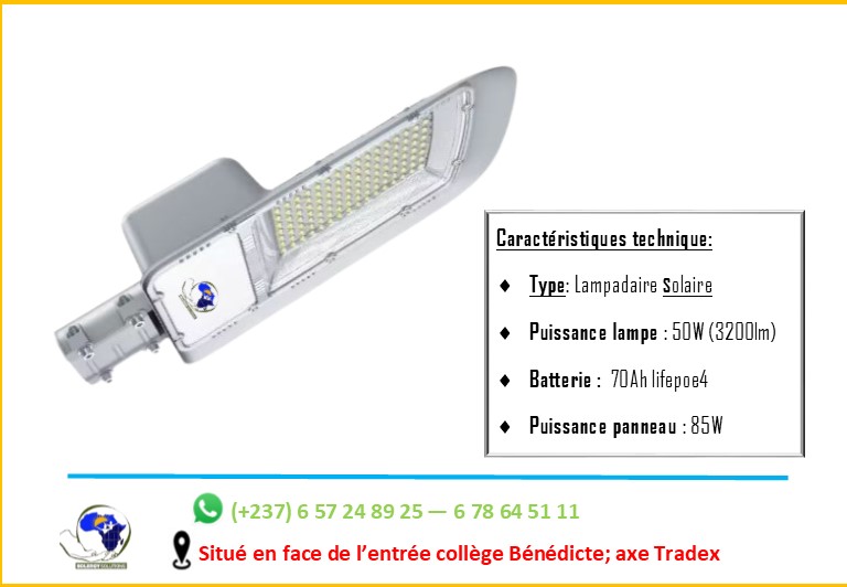 LAMPADAIRE 50W bc