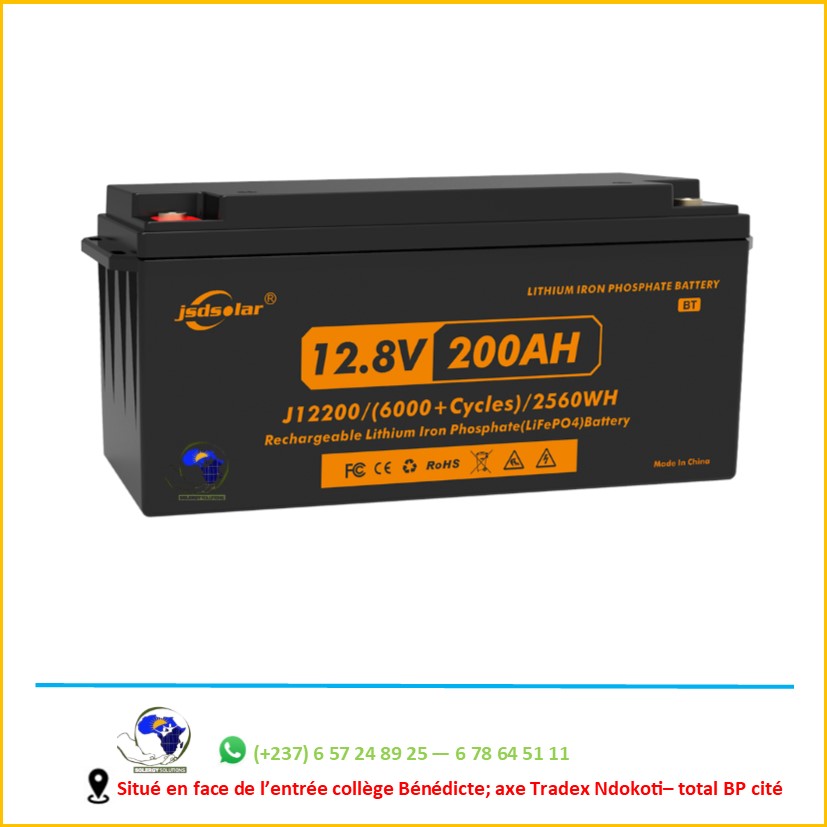 BATTERIE LiFePO4 200Ah-12V JD 